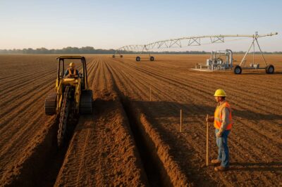 Infrastructure Requirements for Installing a Center Pivot on Soybean Fields