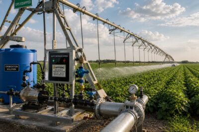 Chemigation Through Center Pivot Systems for Soybeans: Equipment, Calibration, and Compliance